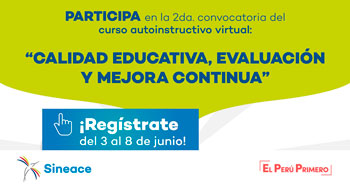 (Curso Virtual Gratuito) SINEACE: Calidad educativa, evaluación y mejora continua