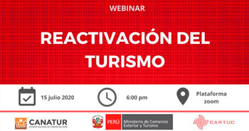 (Webinar) CENFOTUR: Reactivación del Turismo y el nuevo enfoque