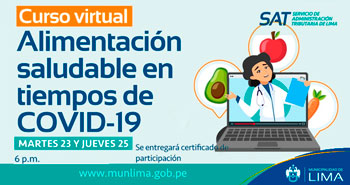 (Curso Virtual) SAT: Alimentación saludable en tiempos de COVID-19