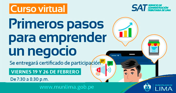 (Curso Virtual) SAT: Primeros pasos para emprender un negocio