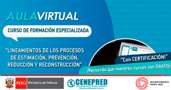 Curso de Formación: Lineamientos de los Procesos de Estimación, Prevención, Reducción Y Reconstrucción