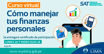 (Curso Virtual Gratuito) SAT: Cómo manejar tus finanzas personales