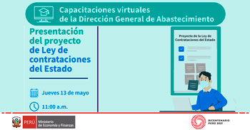 (Capacitación Virtual) MEF: Enfoque de la reforma de la Ley de Contrataciones