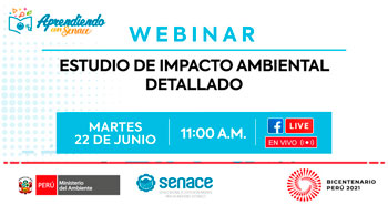 (Webinar Gratuito) SENACE: Estudio de Impacto Ambiental detallado