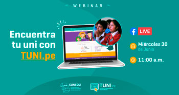 (Webinar Gratuito) SUNEDU: Conoce las universidades licenciadas y sus carreras