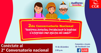 Conversatorio virtual gratuito acerca del fortalecimiento de la legalidad e integridad de auditores juveniles