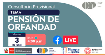 (Consultorio Previsional Gratuito) ONP: Pensión de orfandad