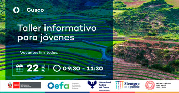 OEFA ofrece un taller informativo presencial para jóvenes