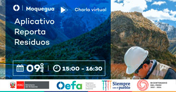 (Charla Virtual Gratuita) OEFA: Aplicativo reporta residuos