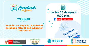 (Webinar Gratuito) SENACE: Nuevo procedimiento único de certificación ambiental