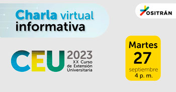 (Charla Virtual Gratuita) OSITRAN: XX Curso de extensión universitaria