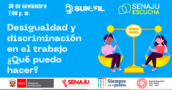 Evento virtual gratuito acerca de la desigualdad y discriminación en el trabajo 