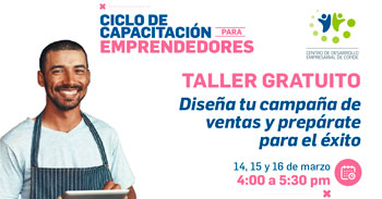 (Taller Virtual Gratuito) COFIDE: Diseña tu campaña de ventas y prepárate para el éxito 