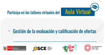 Taller online gratis "Gestión de la evaluación y calificación de ofertas" del OSCE