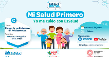 EsSalud Digital "Riesgo de un embarazo en adolescentes"