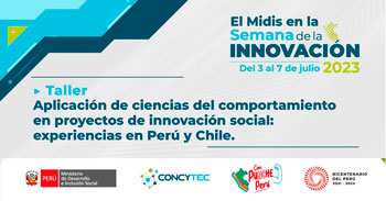 Taller "Aplicación de ciencias del comportamiento en proyectos de innovación social"