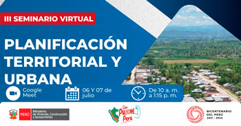 Seminario online "Planificación Territorial y Urbana" del Ministerio de Vivienda