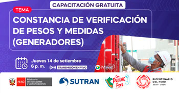 Capacitación online gratis "Constancia de verificación de pesos y medidas"