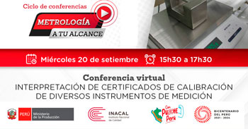 Conferencia online "Interpretación de certificados de calibración de diversos instrumentos de medición" 