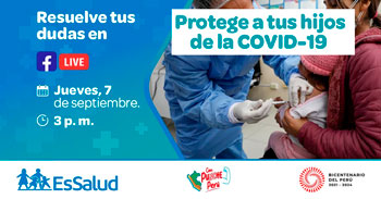 Consultorio EsSalud "Protege a tus hijos de la COVID-19"