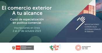 Curso online gratis "Negociaciones Comerciales Internacionales" del MINCETUR