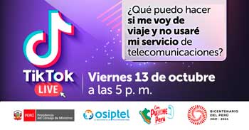 Evento online gratis "¿Qué puedo hacer si me voy de viaje y no usaré mi servicio de telecomunicaciones?​" 