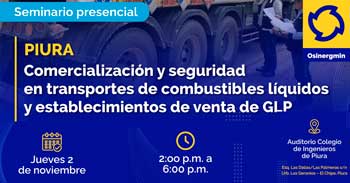 Seminario Comercialización y seguridad en transportes de combustibles líquidos y establecimientos de venta de GLP