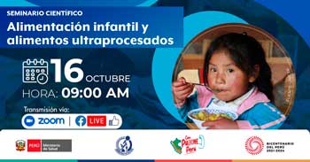 Seminario online "Alimentación infantil y alimentos ultraprocesados." del INS