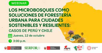 Webinar Los microbosques como soluciones de forestería urbana para ciudades sostenibles y resilientes