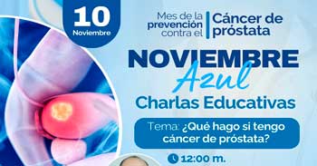 Charla Educativa online "¿Qué hago si tengo cáncer de próstata?" del INEN