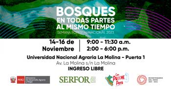 Evento presencial Semana Forestal Nacional "Bosques en todas partes al mismo tiempo"