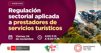 Webinar online "Regulación sectorial aplicada a prestadores de servicios turísticos" 