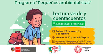 Programa "Pequeños Ambientalistas" de la Biblioteca Ambiental del MINAM!