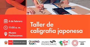 Taller presencial de "Caligrafía japonesa"