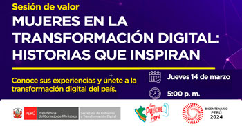 Conversatorio online “Mujeres en la transformación digital: historias que inspiran”