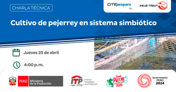  Charla online "Cultivo de pejerrey en sistema simbiótico" del ITP