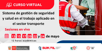 Curso online gratis "Sistema de gestión de seguridad y salud en el trabajo aplicado en el sector transporte"