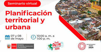 Seminario online "Planificación territorial y urbana" del MINISTERIO DE VIVIENDA