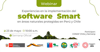 Webinar online Experiencias en la implementación del software Smart en áreas naturales protegidas en Perú y Chile