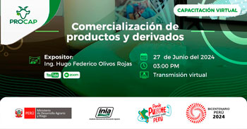 Capacitación online "Comercialización de productos y derivados" del INIA