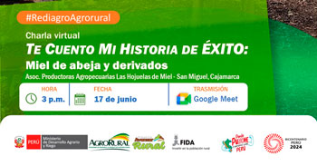 Charla online Te cuento mi Historia de Éxito: Asoc de productoras agropecuarias y apicultoras las hojuelas de miel