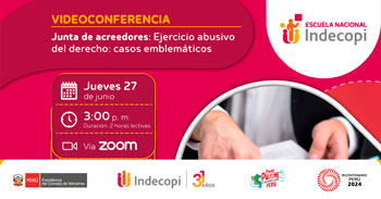 Conferencia online gratis Junta de acreedores: Ejercicio abusivo del derecho: casos emblemáticos