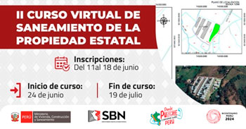 Curso online de "Saneamiento de la Propiedad Estatal" de la SBN