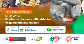 Curso online gratis "Empleo de bloques multinutrientes en ganadería altoandinas" de Agro Rural