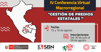 Capacitación online "Gestión de Predios Estatales" de la SBN