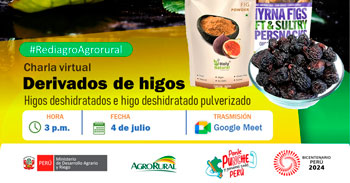 Charla online gratis "Derivados de higos" de Agro Rural