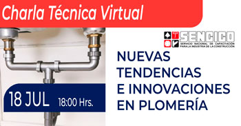 Charla online gratis "Tendencias Tecnológicas para la Construcción 4.0" de SENCICO