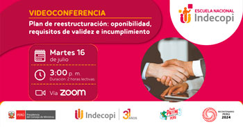 Conferencia online gratis "Plan de reestructuración: oponibilidad, requisitos de validez e incumplimiento"