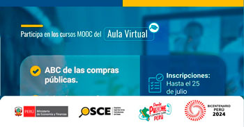 Curso online gratis MOOC "El ABC de las compras públicas" del OSCE