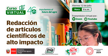 Curso online "Redacción de artículos científicos de alto impacto" del INIA